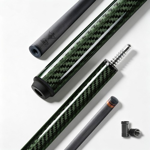 Carbon fiber pool cue stick - carbon,